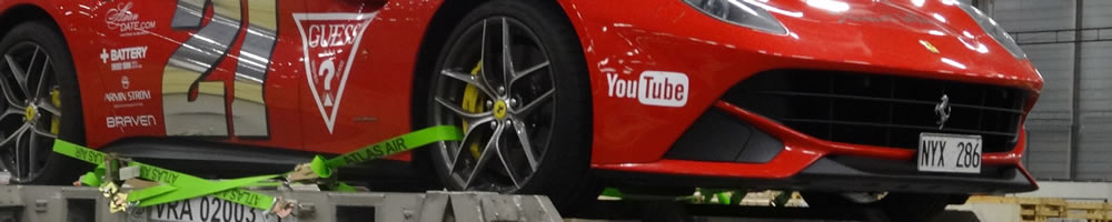 ACL Airshop Auto Racks for Airline Transport of Cars, Vehicles and Automobiles